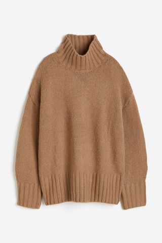 H&M + Oversized Mock-Turtleneck Sweater