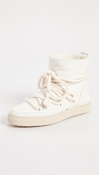 Inuikii + Abaca White Sneakers