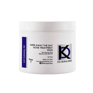 KD Skincare + Wipe Away the Day Acne Treatment Pads