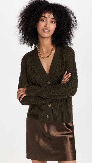 Vince + Triple Braided Cable Sweater