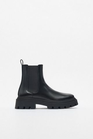 Zara + Treaded Chelsea Boots