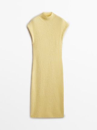 Massimo Dutti + Knit Short Sleeve Dress
