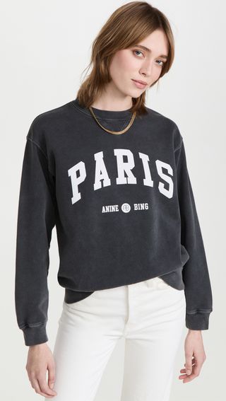 Anine Bing + Ramona Sweatshirt University Paris - Wa