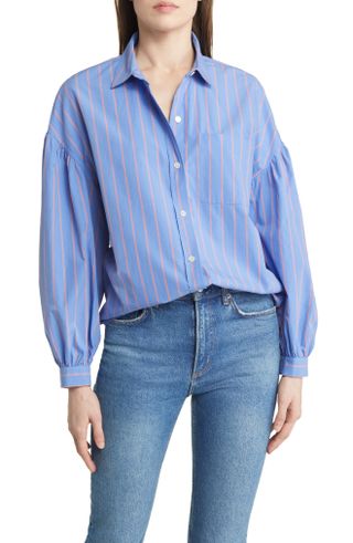 Rails + Janae Stripe Button-Up Shirt