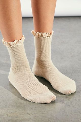 Free People + Beloved Waffle Knit Ankle Socks