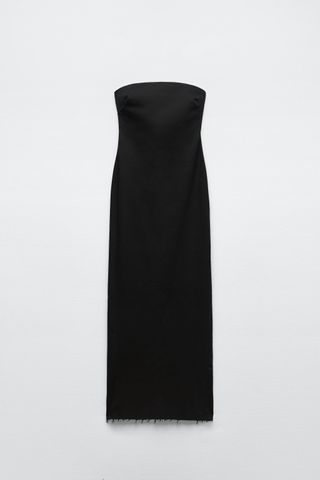 Zara + Denim Midi Dress