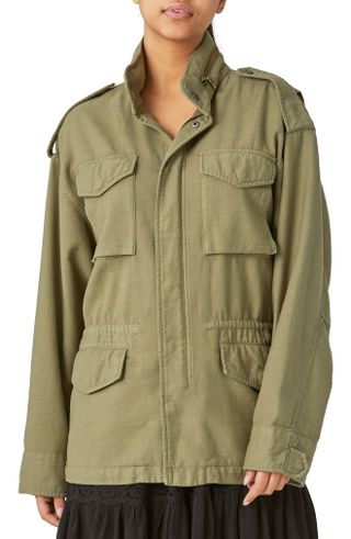 Lucky Brand + Four Pocket Military Jacket