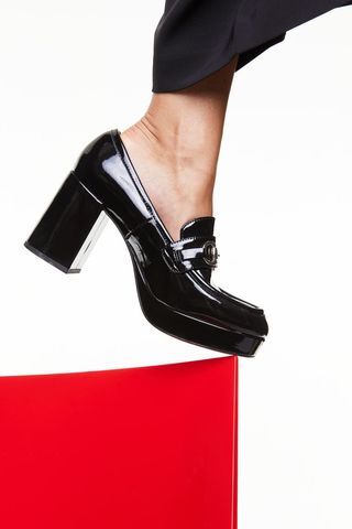 H&M + Block-Heeled Loafers