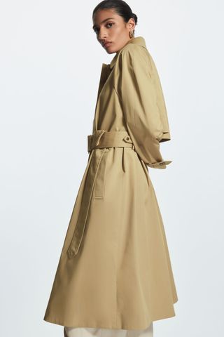 Cos + Regular-Fit Twill Trench Coat