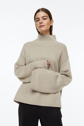 H&M + Oversized Cashmere-Blend Jumper