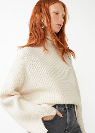 & Other Stories + Oversized Wool Knit Jumper