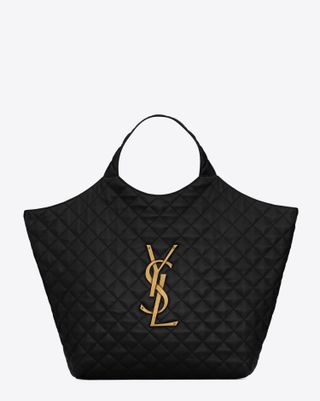 Saint Laurent + Icare Maxi Tote Bag in Quilted Lambskin