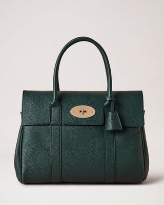 Mulberry + Bayswater in Mulberry Green Heavy Grain