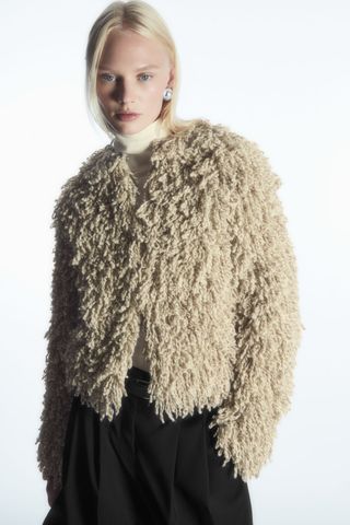 COS + Loop-Knit Wool Jacket