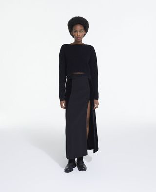 The Kooples + Long Black Skirt
