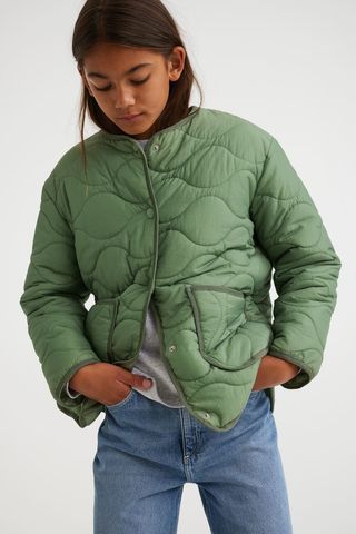 H&M + Quilted Jacket