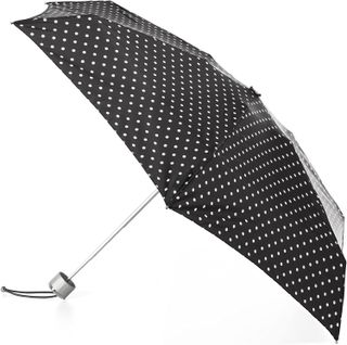 Totes + Compact Water-Resistant Travel Foldable Umbrella