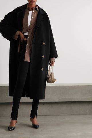 Loulou Studio + Borneo Oversized Double-Breasted Wool and Cashmere-Blend Coat