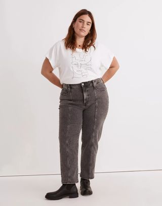 Madewell + The Plus Perfect Vintage Straight Jean