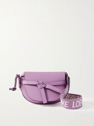 Loewe + Gate Dual Mini Leather Shoulder Bag