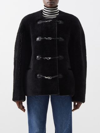 Totême + Shearling Leather Jacket