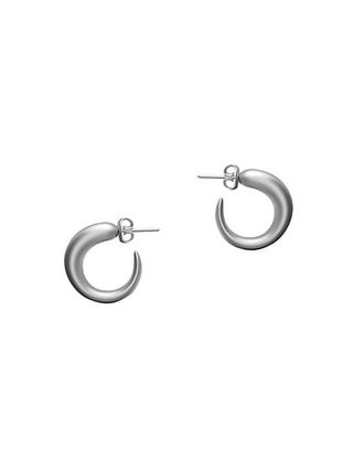 Khiry + Khartoum Tiny Sterling Silver Hoop Earrings