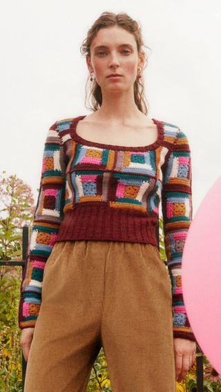 Sea + Camryn Crochet Sweater