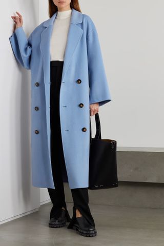 Loulou Studio + Borneo Double-Breasted Wool and Cashmere-Blend Coat