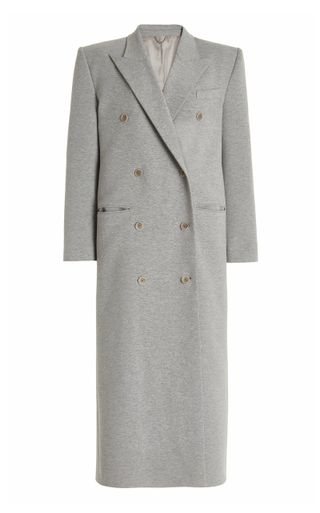 Magda Butrym + Double-Breasted Cotton Coat