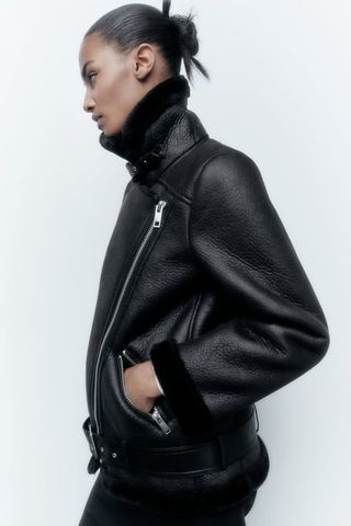 Zara + Double Faced Jacket
