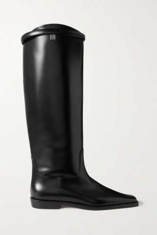 Totême + The Riding Leather Knee Boots