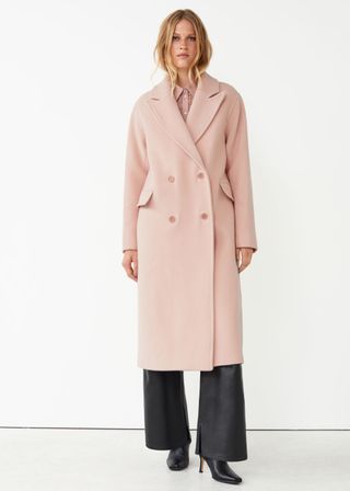 & Other Stories + Oversized Double-Breasted Wool Coat