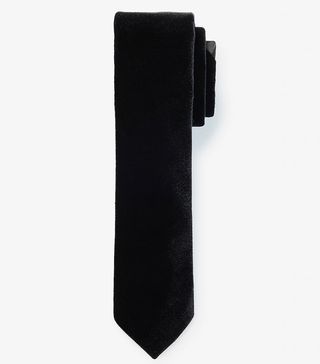 Express + Black Velvet Solid Tie