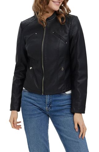 Vero Moda + Favodona Faux Leather Jacket