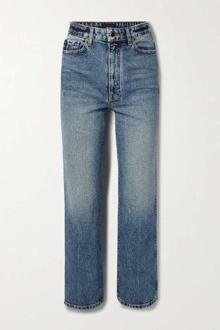 Slvrlake + + Net Sustain London High-Rise Straight-Leg Organic Jeans