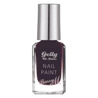 Barry M + Gelly Hi Shine Nail Paint in Black Cherry