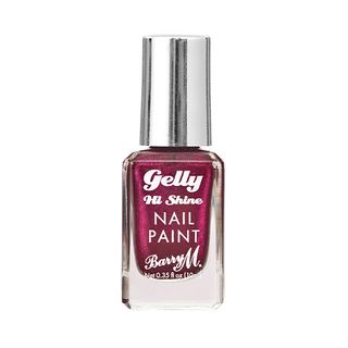 Barry M + Gelly Hi Shine Nail Paint Beetroot 10ml