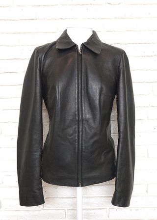 The Unapologetic Soul + Vintage Black Lambs Leather Jacket by Hugo Boss