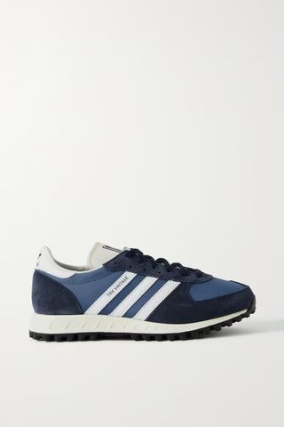 Adidas + TRX Vintage Shell, Suede and Leather Sneakers