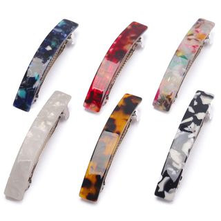 Sumaju + 6 Piece Tortoise Shell Hair Barrettes