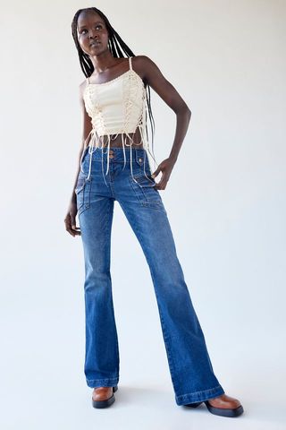 BDG + Utility Micro Flare Jeans
