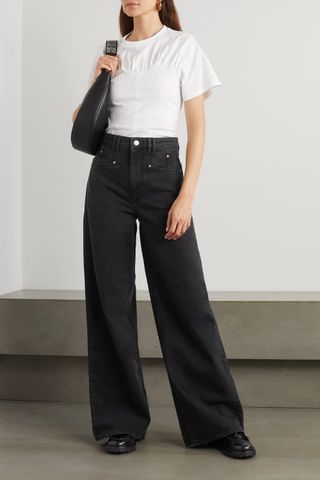 Isabel Marant + Lemony High-Rise Flared Jeans