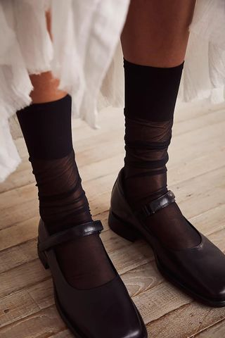 Free People + Tardy Sheer Socks