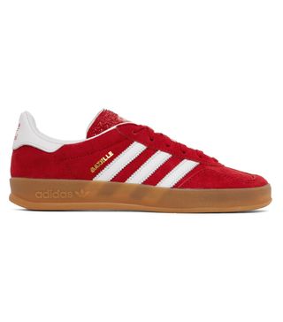 Adidas + Red Gazelle Indoor Sneakers