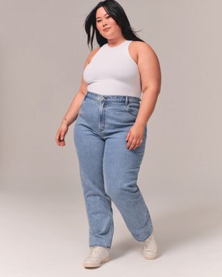 Abercrombie & Fitch + Curve Love Ultra High Rise 90s Jeans