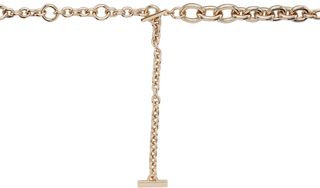 Jacquemus + Gold Curb Chain Belt