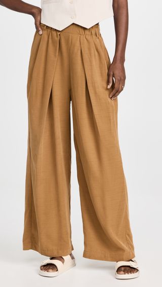 Free People + Nothin to Say Pleated Trousers