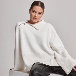 WAT The Brand + Side-Zip Knitted Jumper