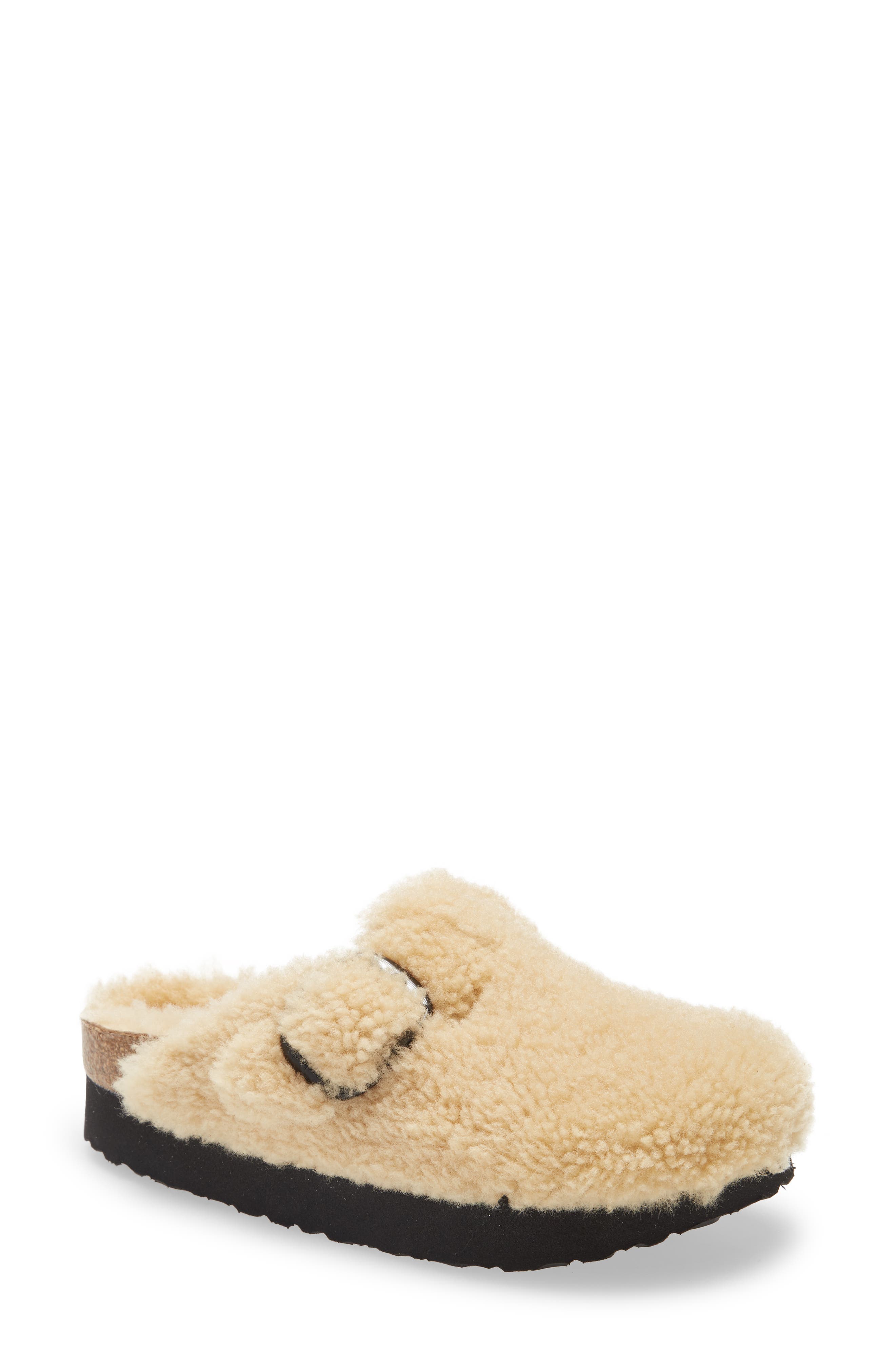 Birkenstock + Papillio by Birkenstock Boston Big Buckle Genuine Shearling Clog