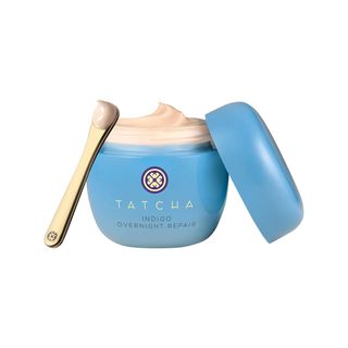 Tatcha + Indigo Overnight Repair Serum in Cream Treatment